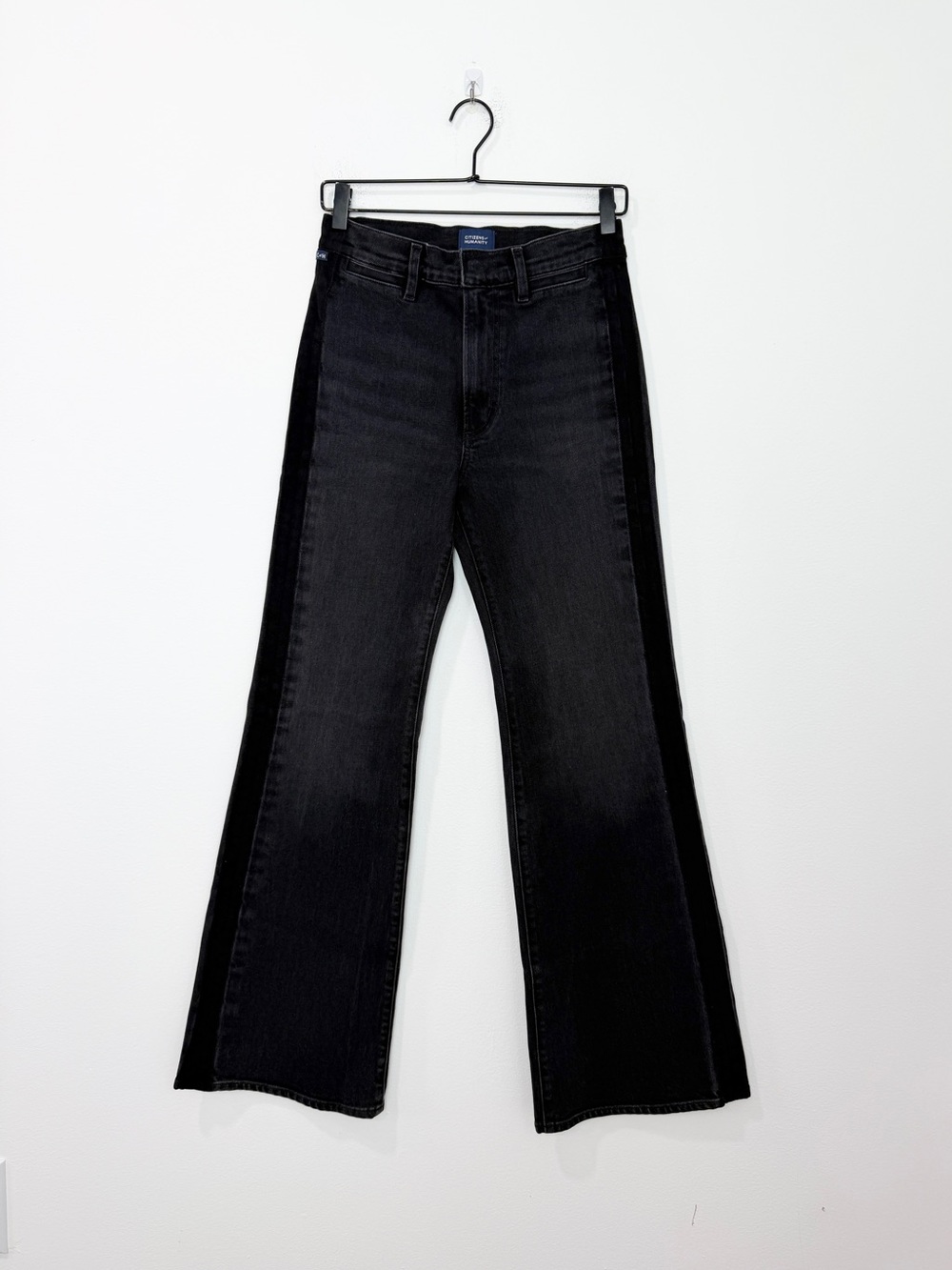 Citizens of Humanity Kimberly Welt Pocket Trouser Jean Vintage Black Stripe 27